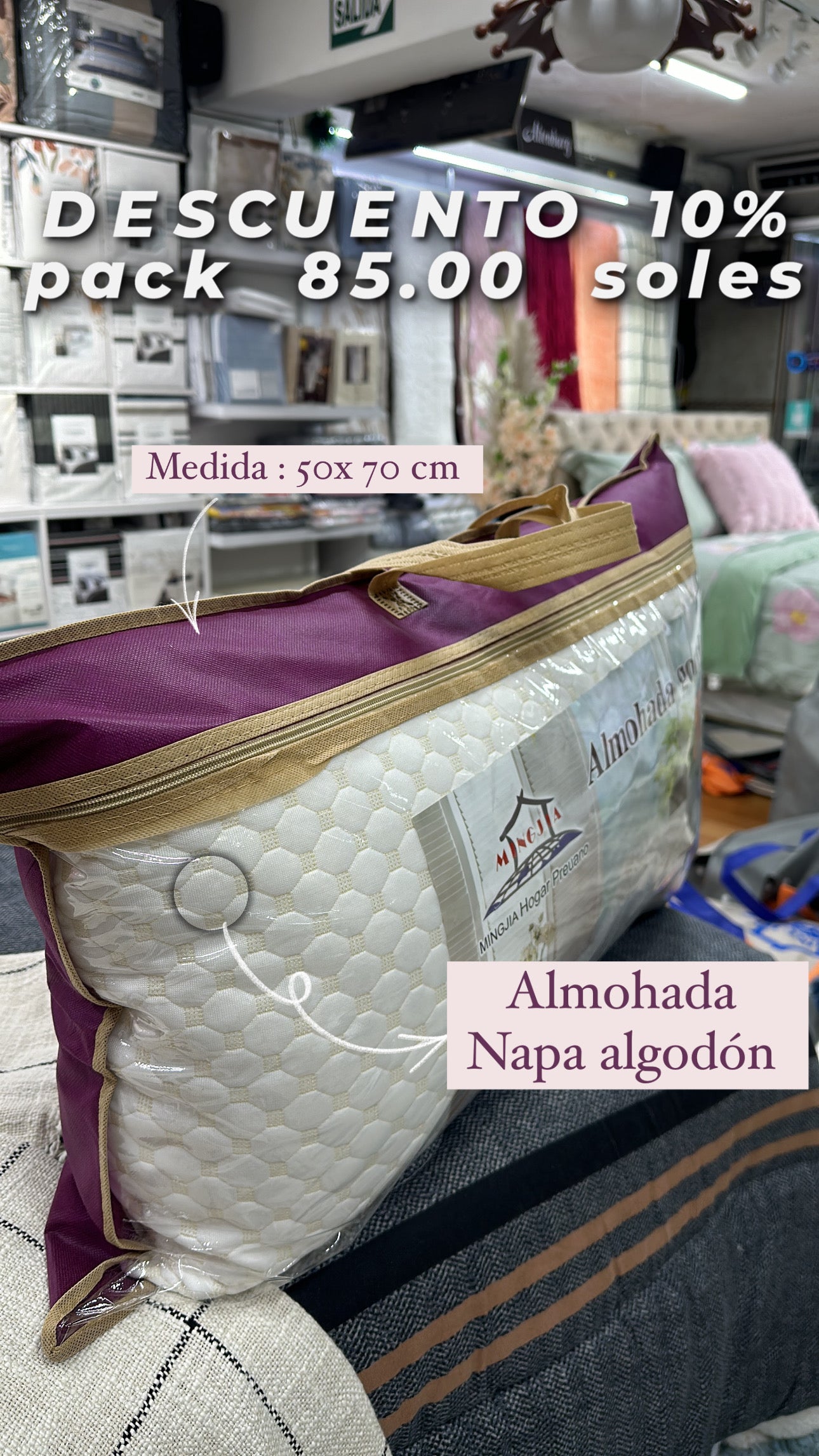 ALMOHADA ALGODÓN