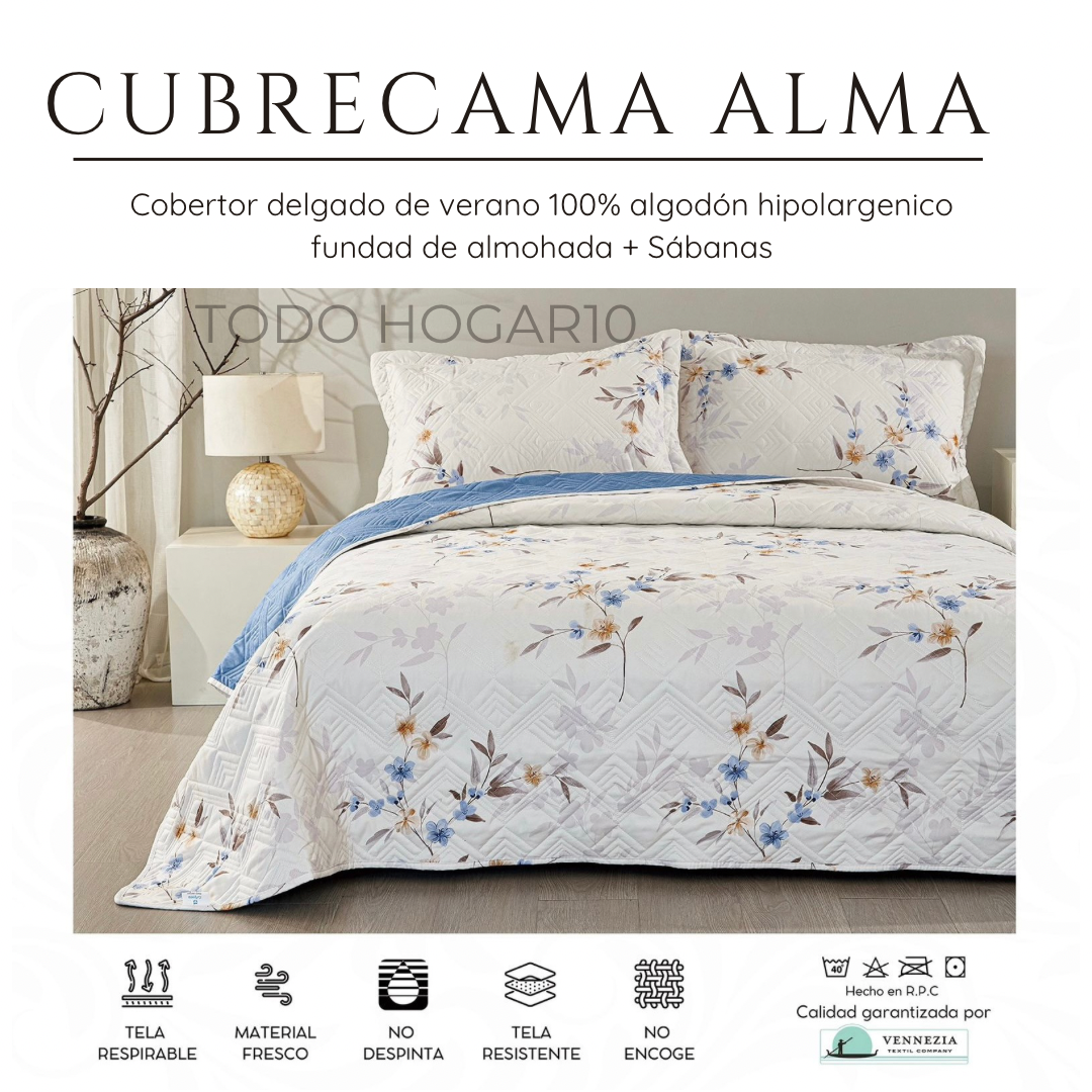 CUBRECAMA ALMA VERANO QUEEN