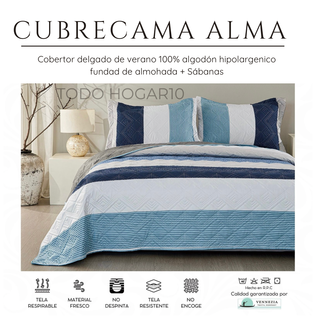 CUBRECAMA ALMA VERANO QUEEN