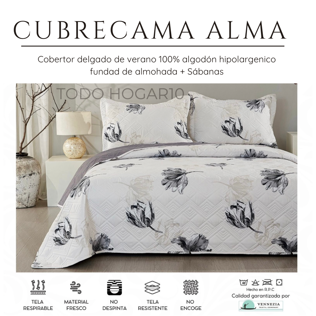 CUBRECAMA ALMA VERANO QUEEN