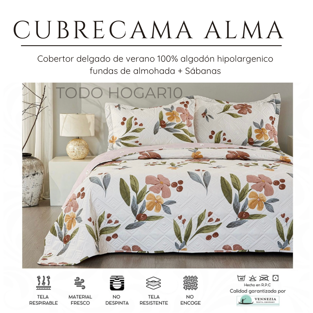 CUBRECAMA ALMA VERANO QUEEN