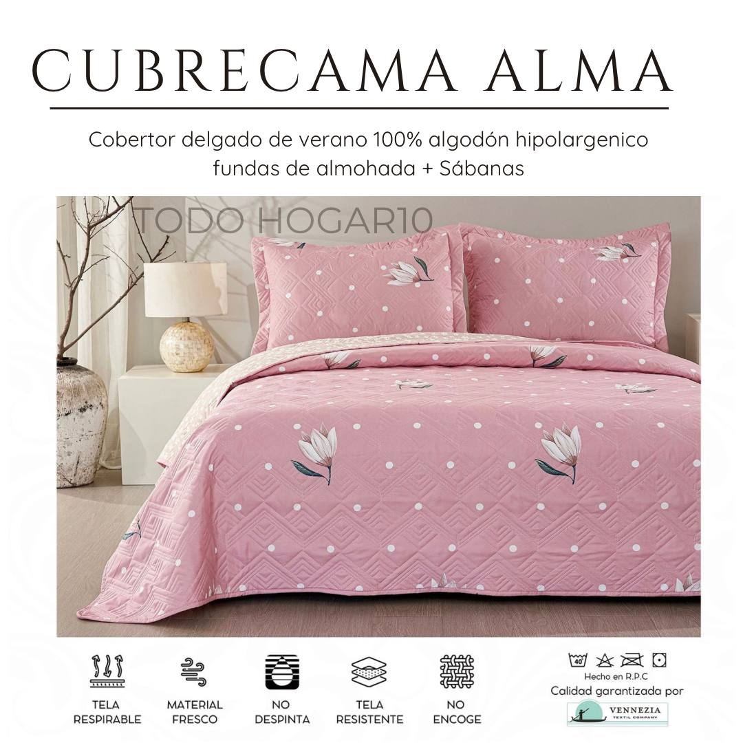 CUBRECAMA ALMA VERANO QUEEN