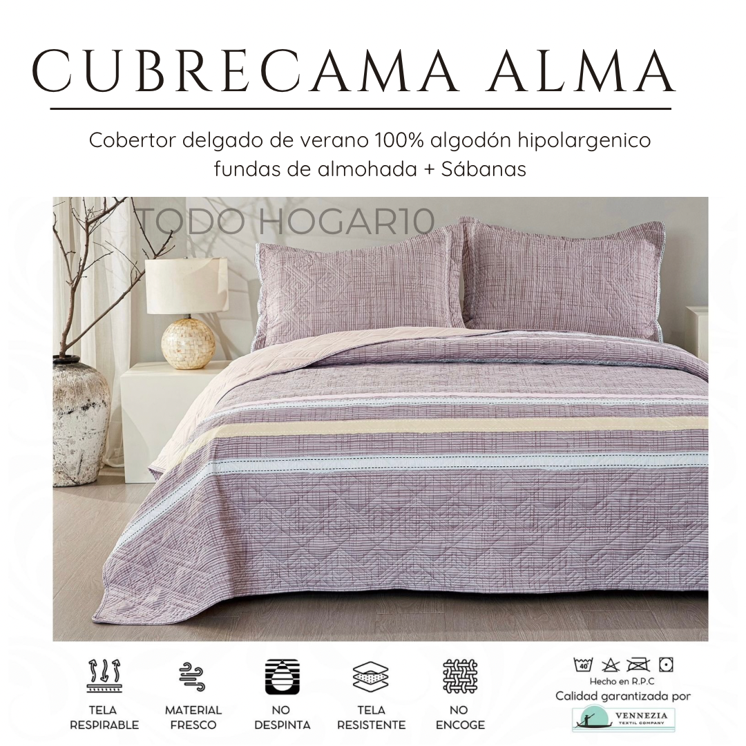 CUBRECAMA ALMA VERANO QUEEN