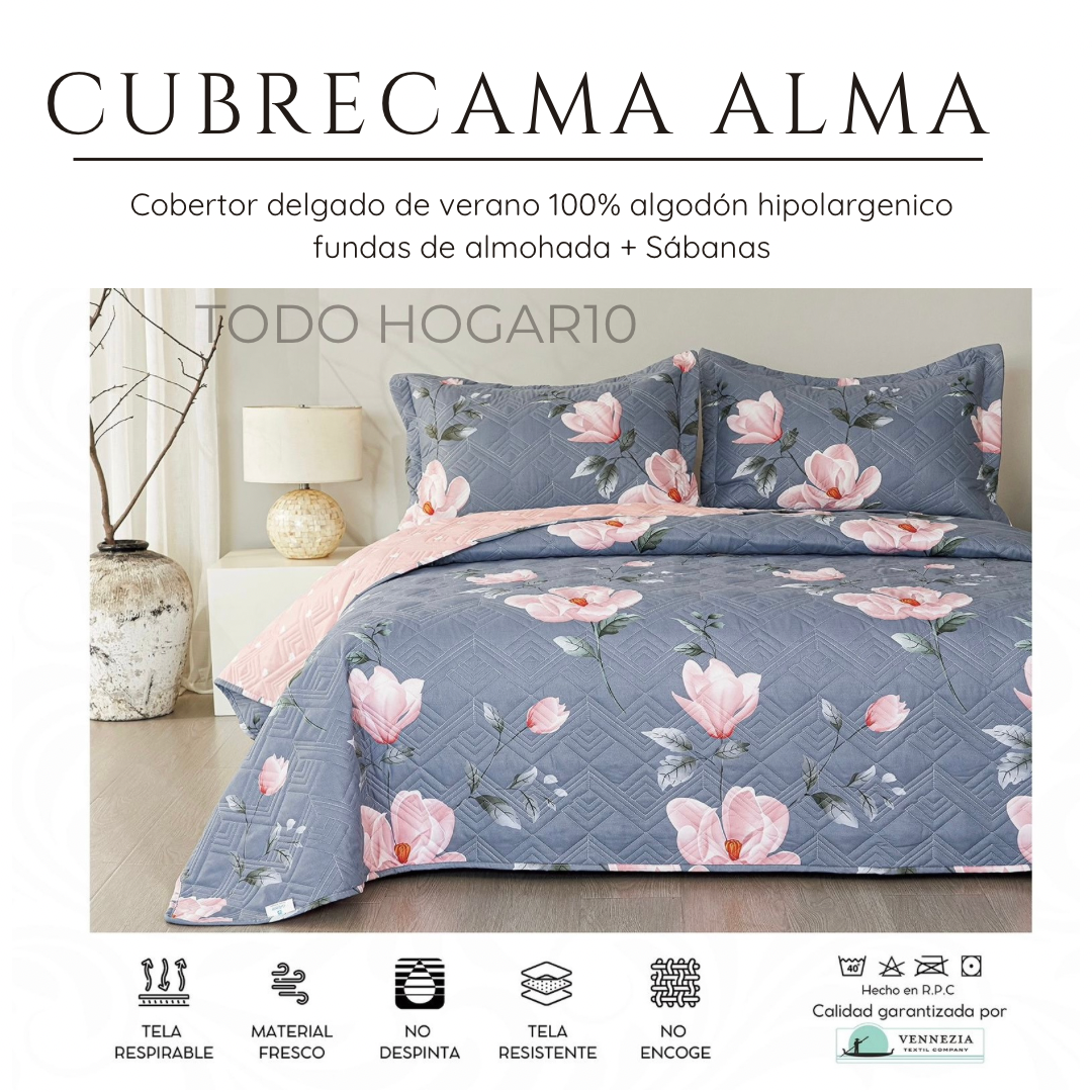 CUBRECAMA ALMA VERANO QUEEN