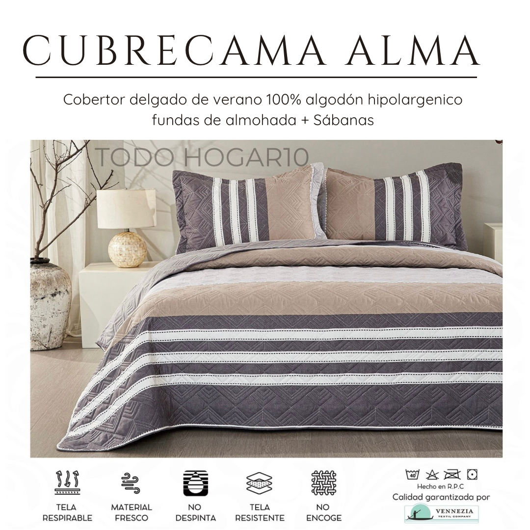 CUBRECAMA ALMA VERANO QUEEN