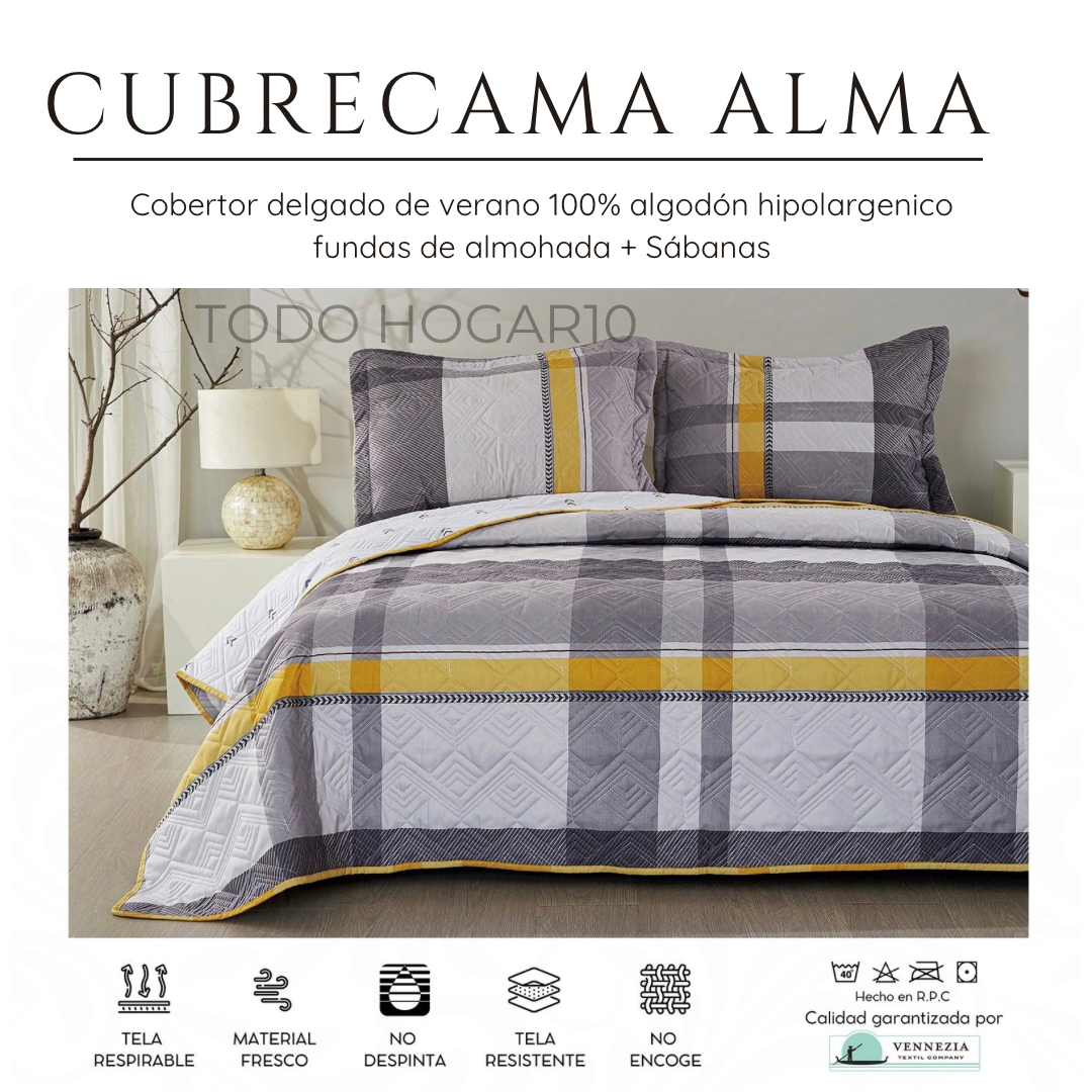 CUBRECAMA ALMA VERANO QUEEN