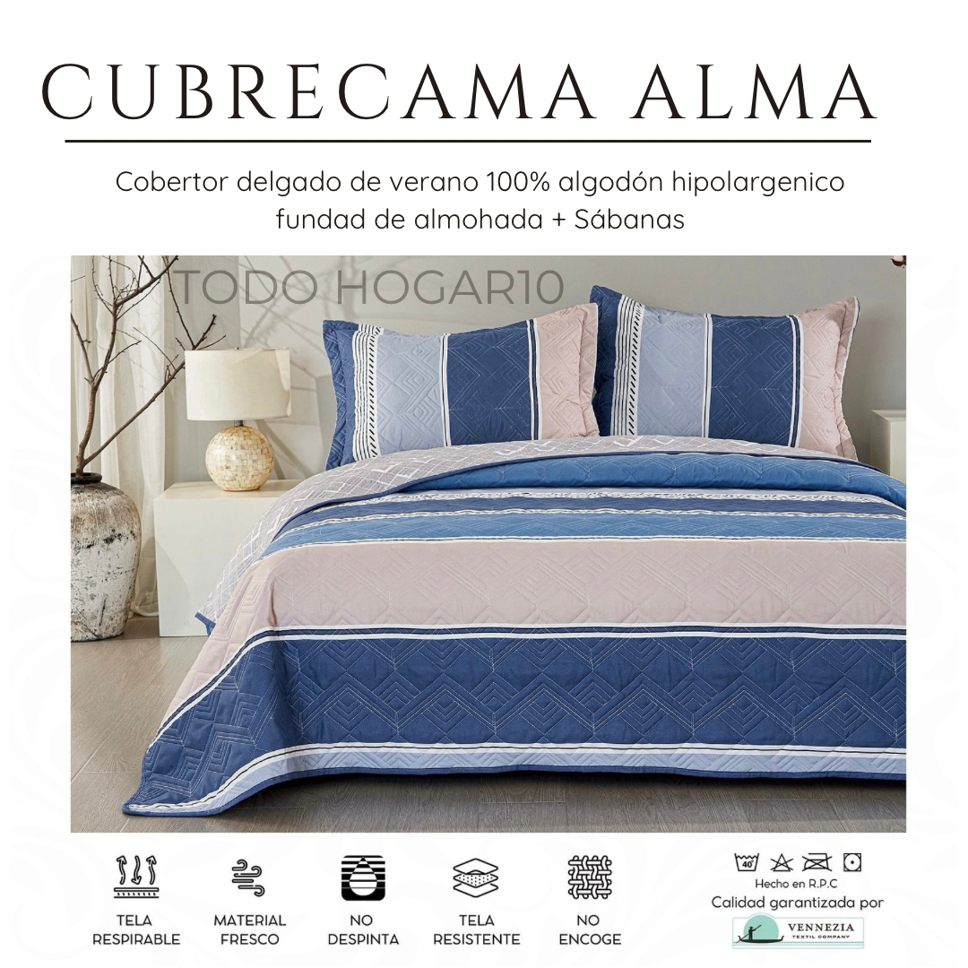 CUBRECAMA ALMA VERANO QUEEN